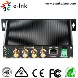 Industrial Multi Port Ethernet Over Coax Converter 10 / 100 / 1000Mpbs Ethernet Rate
