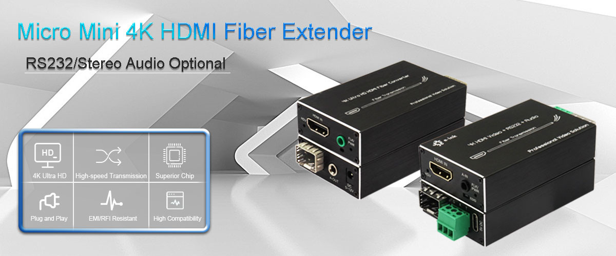 ফাইবার অপটিক Extender উপর HDMI