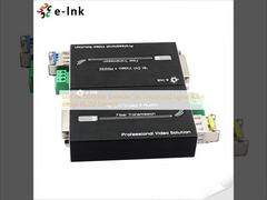 মিনি 4K DVI ফাইবার এক্সটেন্ডার আনকম্প্রেসড সিগন্যাল 80km রেঞ্জ RS232 কন্ট্রোল