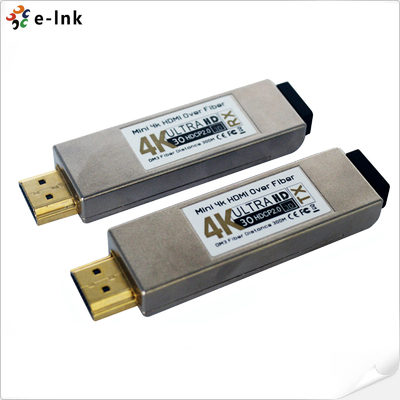 Mini 4K HDMI Optical Transceiver High Speed Uncompressed Signal Long Distance Transmission