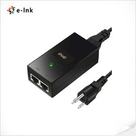 48V 24W Power Over Ethernet Injector 10/100/1000Mbps 200kHz With Power Cord