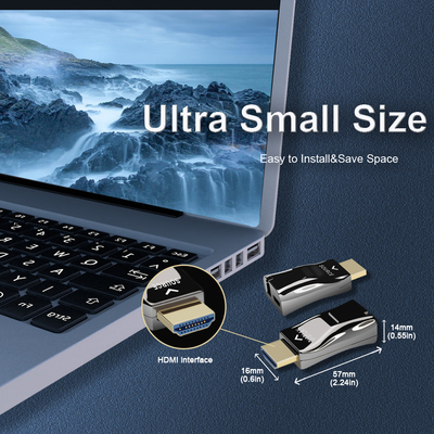 Mini 4K 30HZ HDMI Over Fiber Extender Single Core / Multimode LC 300 Meters