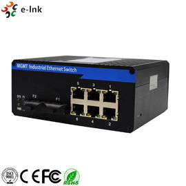 Durable Ethernet To Fiber Optic Media Converter 2 100 Base -FX Ports 6 10 / 100 Base -T(X) Ports