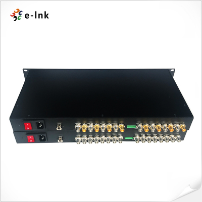 SDI Fiber Optic Transmission System with Embedded Audio and RS485 Control