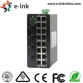 16-port 10/100Base-T + 4-port 1000BASE SFP Industrial Ethernet Switch