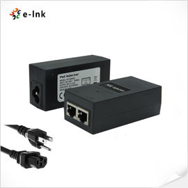 48V 24W Power Over Ethernet Injector 10/100/1000Mbps 200kHz With Power Cord