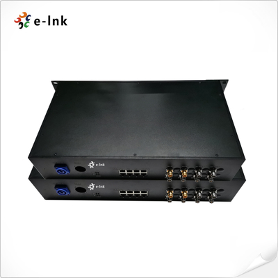 8Ch গিগাবিট PoE + 6Ch ফরওয়ার্ড 3G-SDI + 2Ch ব্যাকওয়ার্ড 3G-SDI ফাইবার অপটিক এক্সটেন্ডার