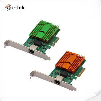 উচ্চ গতির 10G PCIe নেটওয়ার্ক কার্ড 2.5G/5G/10G over Cat 5e/6/6a Cables