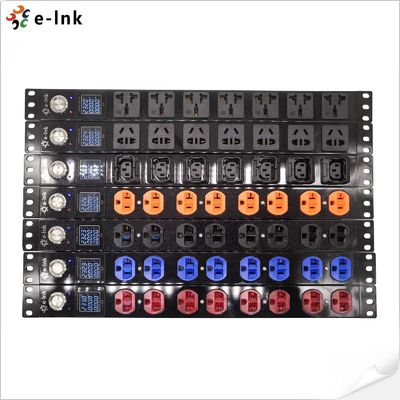 265VAC 2800W 19 ইঞ্চি 1U পাওয়ার বিতরণ ইউনিট ওএইএলডিডি প্রদর্শন